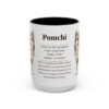 15oz Pomchi Mug, Black, front view