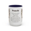 15oz Pomchi Mug, Navy, front view