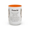 15oz Pomchi Mug, Orange, front view