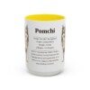 15oz Pomchi Mug, Yellow, front view