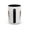 15oz Pomsky Latin Mug, Black, back view