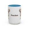 15oz Poochon Mug, Light Blue, front view