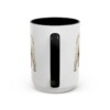 15oz Poochon Dog Mom Mug, Black, back view