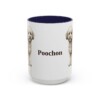 15oz Poochon Mug, Navy, front view