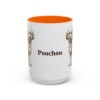 15oz Poochon Mug, Orange, front view