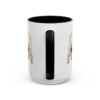 15oz Poochon Mug, Black, back view
