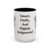 15oz-poodle-mix-mug-humor-black-front 15oz Funny Poodle Mix Mug, Black, front view