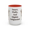 15oz-poodle-mix-mug-humor-red 15oz Funny Poodle Mix Mug, Red, front view