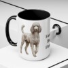 15oz-poodle-mug-humor-black-context-2 15oz Funny Poodle Mug, Black, lifestyle photo
