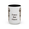 15oz-poodle-mug-humor-black-front 15oz Funny Poodle Mug, Black, front view