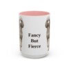 15oz-poodle-mug-humor-pink 15oz Funny Poodle Mug, Pink, front view