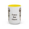 15oz-poodle-mug-humor-yellow 15oz Funny Poodle Mug, Yellow, front view