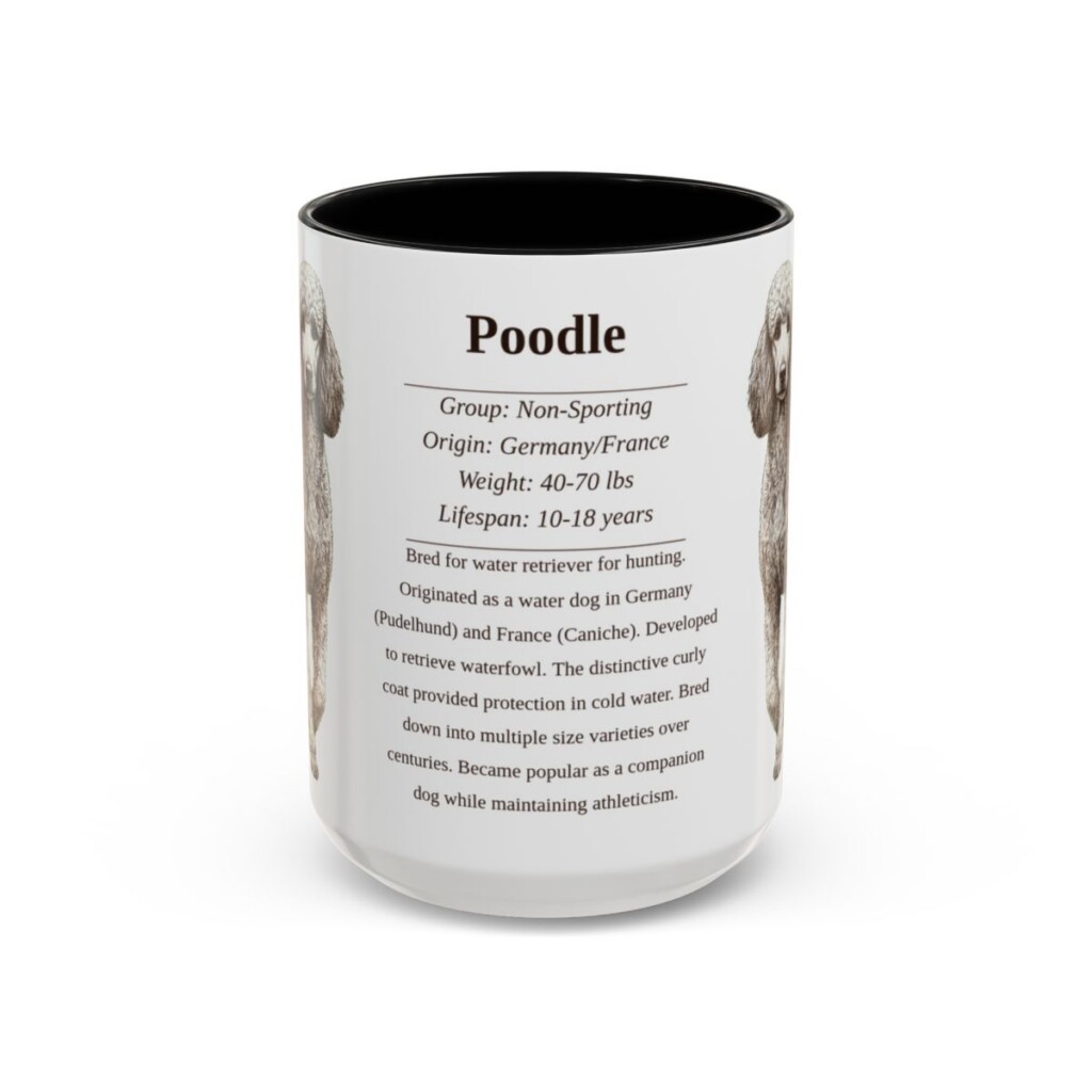15oz-poodle-mug-writeup-black-front 15oz Poodle Mug, Black, front view
