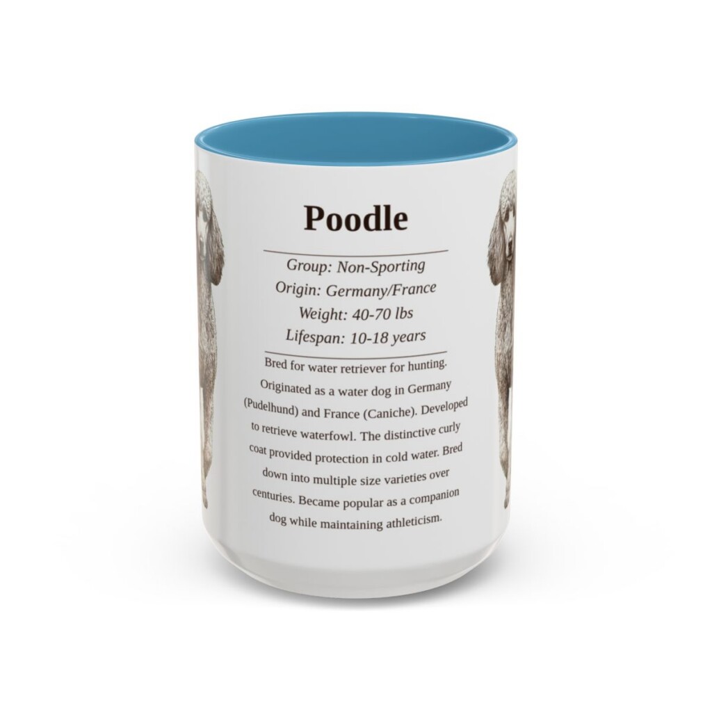 15oz-poodle-mug-writeup-light-blue 15oz Poodle Mug, Light Blue, front view