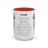15oz-poodle-mug-writeup-red 15oz Poodle Mug, Red, front view
