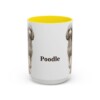 15oz poodle mug, Yellow