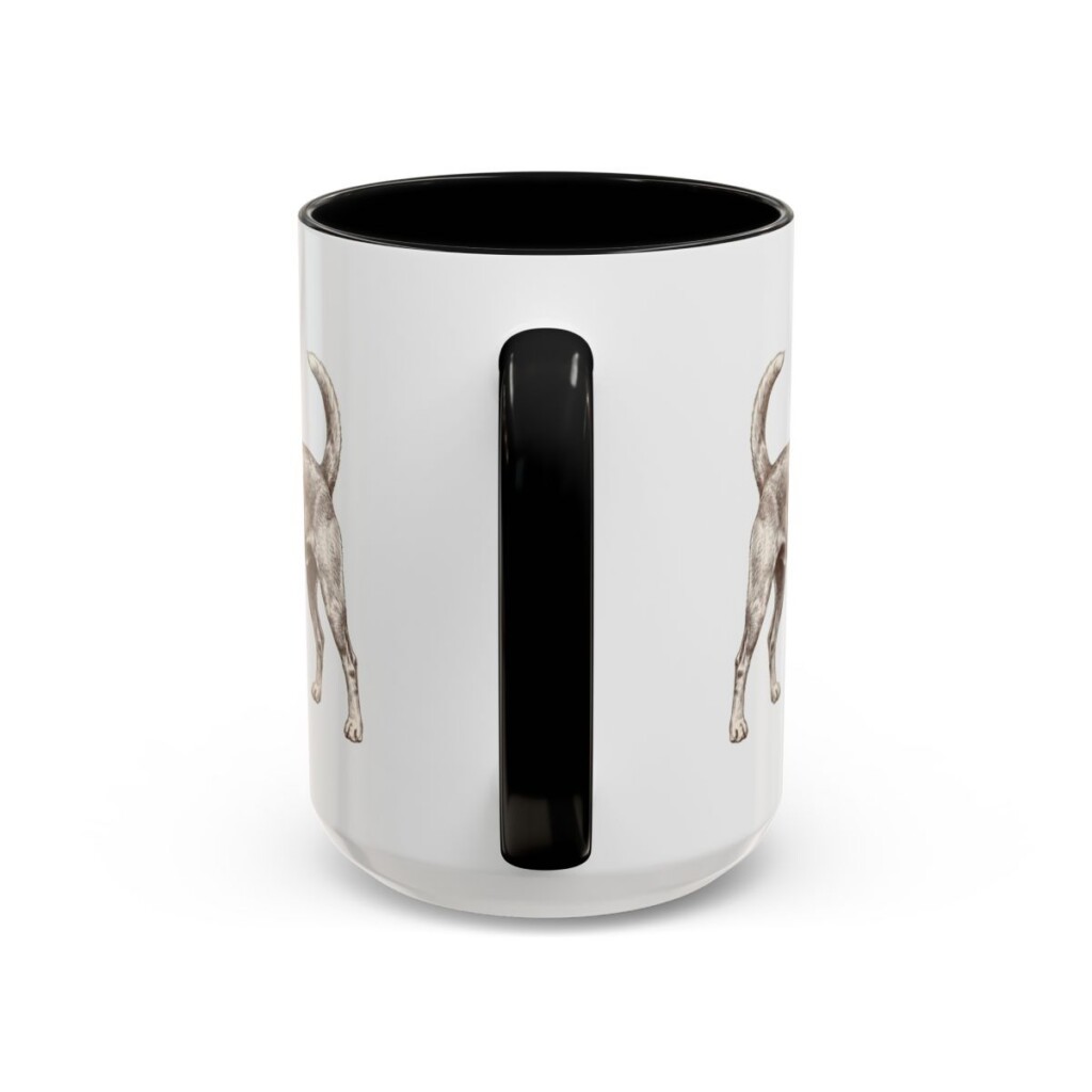 15oz-portuguese-podengo-mug-latin-black-back 15oz Portuguese Podengo Latin Mug, Black, back view