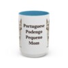 15oz-portuguese-podengo-pequeno-mug-mom-light-blue 15oz Portuguese Podengo Pequeno Dog Mom Mug, Light Blue, front view