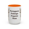 15oz-portuguese-podengo-pequeno-mug-mom-orange 15oz Portuguese Podengo Pequeno Dog Mom Mug, Orange, front view