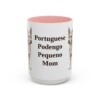 15oz-portuguese-podengo-pequeno-mug-mom-pink 15oz Portuguese Podengo Pequeno Dog Mom Mug, Pink, front view