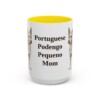 15oz-portuguese-podengo-pequeno-mug-mom-yellow 15oz Portuguese Podengo Pequeno Dog Mom Mug, Yellow, front view