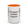 15oz-portuguese-podengo-pequeno-mug-orange 15oz Portuguese Podengo Pequeno Mug, Orange, front view