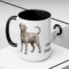 15oz Funny Portuguese Water Dog Mug, Black, lifestyle photo