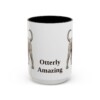 15oz Funny Portuguese Water Dog Mug, Black, front view