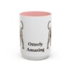 15oz Funny Portuguese Water Dog Mug, Pink, front view