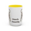 15oz Funny Portuguese Water Dog Mug, Yellow, front view