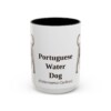 15oz-portuguese-water-dog-mug-latin-black-front 15oz Portuguese Water Dog Latin Mug, Black, front view