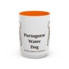 15oz-portuguese-water-dog-mug-latin-orange 15oz Portuguese Water Dog Latin Mug, Orange, front view