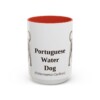 15oz-portuguese-water-dog-mug-latin-red 15oz Portuguese Water Dog Latin Mug, Red, front view