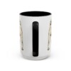 15oz Funny Pug Mug, Black, back view