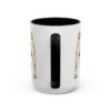 15oz Pug Dog Mom Mug, Black, back view