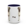 15oz Pug Mug, Navy, front view