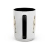 15oz Pug Mug, Black, back view