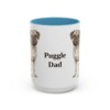 15oz-puggle-mug-dad-light-blue 15oz Puggle Dog Dad Mug, Light Blue, front view