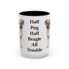 15oz-puggle-mug-humor-black-front 15oz Funny Puggle Mug, Black, front view