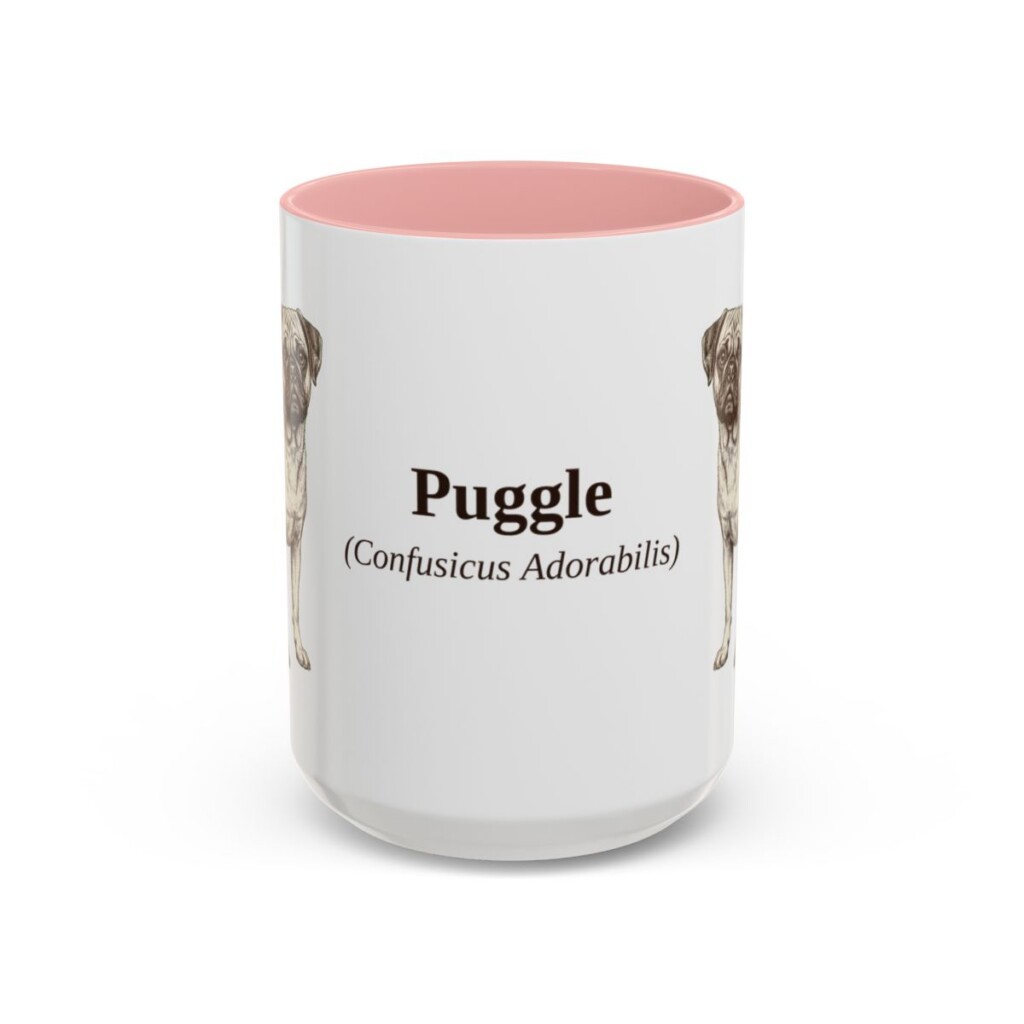 15oz-puggle-mug-latin-pink 15oz Puggle Latin Mug, Pink, front view