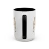 15oz Puggle Mug, Black, back view