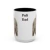 15oz Puli Dog Dad Mug, Black, front view