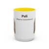 15oz Puli Latin Mug, Yellow, front view