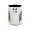 15oz Puli Dog Mom Mug, Black, front view