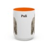 15oz Puli Mug, Orange, front view
