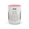15oz Puli Mug, Pink, front view