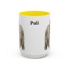 15oz Puli Mug, Yellow, front view