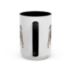 15oz Pumi Latin Mug, Black, back view