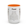 15oz Pumi Mug, Orange, front view