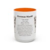 15oz-pyrenean-mastiff-mug-writeup-orange 15oz Pyrenean Mastiff Mug, Orange, front view
